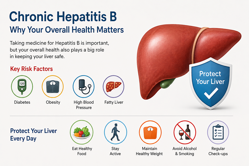 doctor discussing Chronic Hepatitis B treatment with patient